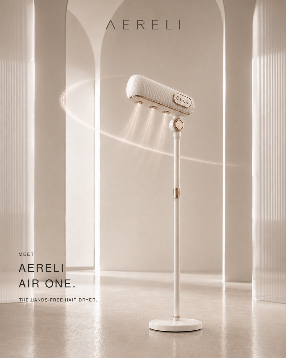 Aereli Air One — The Hands-Free Hair Dryer
